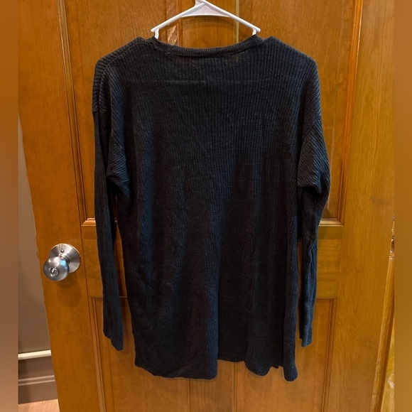 Eileen Fisher Organic Linen Delave Crew Neck Top Long Sleeve Size XS - Picture 6 of 9